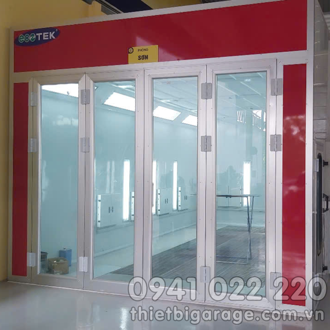 Phòng sơn sấy bằng đèn hồng ngoại Phòng sơn sấy bằng đèn hồng ngoại