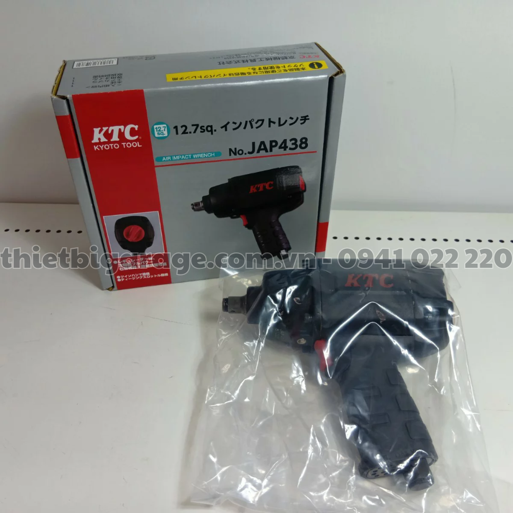 Súng Vặn Ốc Khí Nén KTC JAP438 1/2" (680Nm) - Hàng Nhật Chính Hãng