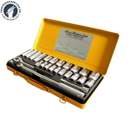 Bộ Khẩu Tay Vặn 1/2″ Kowa KLK-2-1A Nhật Bản (25 Chi Tiết)