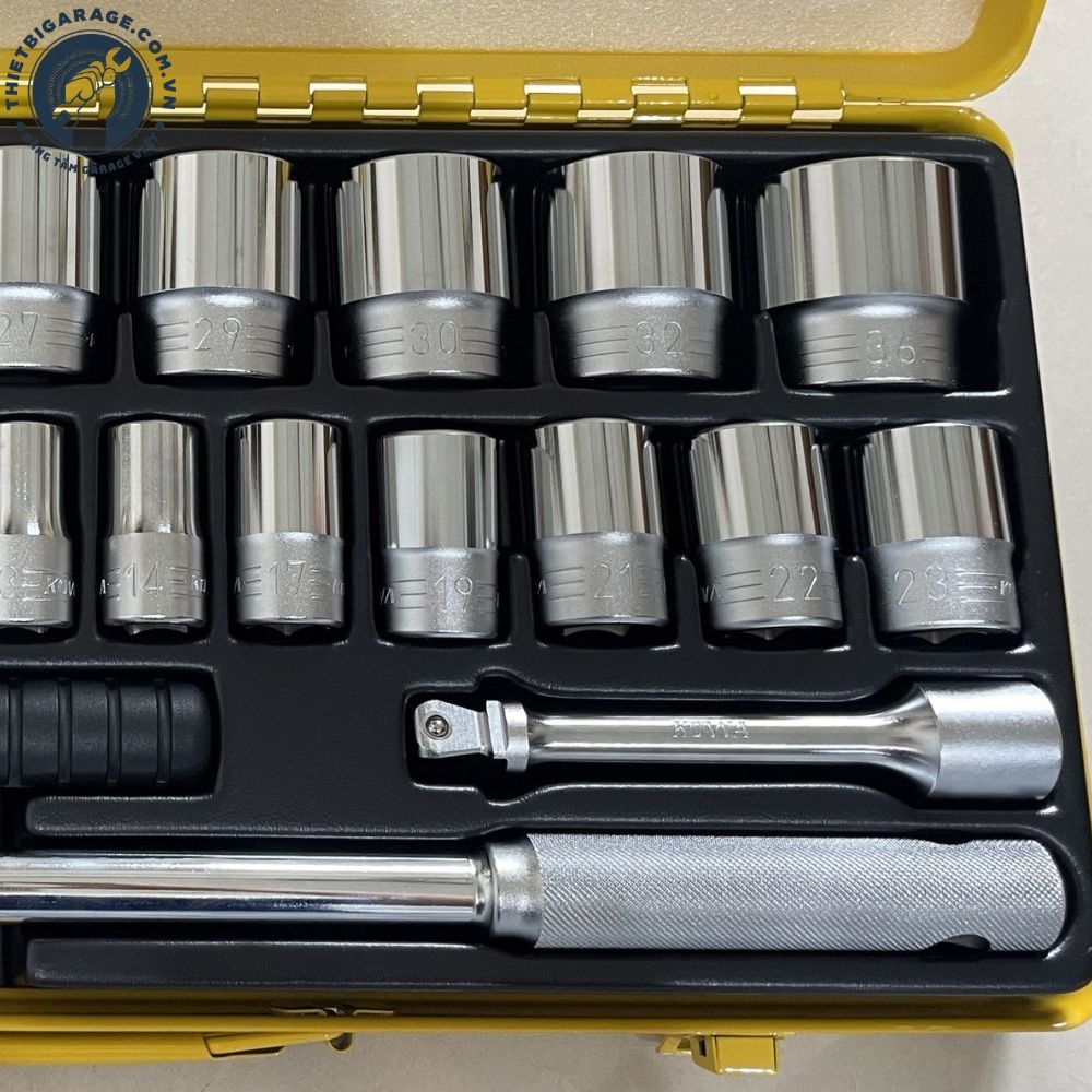 Bộ Khẩu Tay Vặn 1/2" Kowa KLK-2-1A Nhật Bản (25 Chi Tiết)