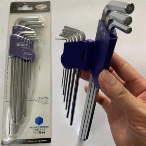Bộ Lục Giác Đầu Thẳng EIGHT LHS-9N Nhật Bản (9 Chi Tiết) Giá Tốt bo-luc-giac-dau-thang-eight-lhs-9n-chinh-hang