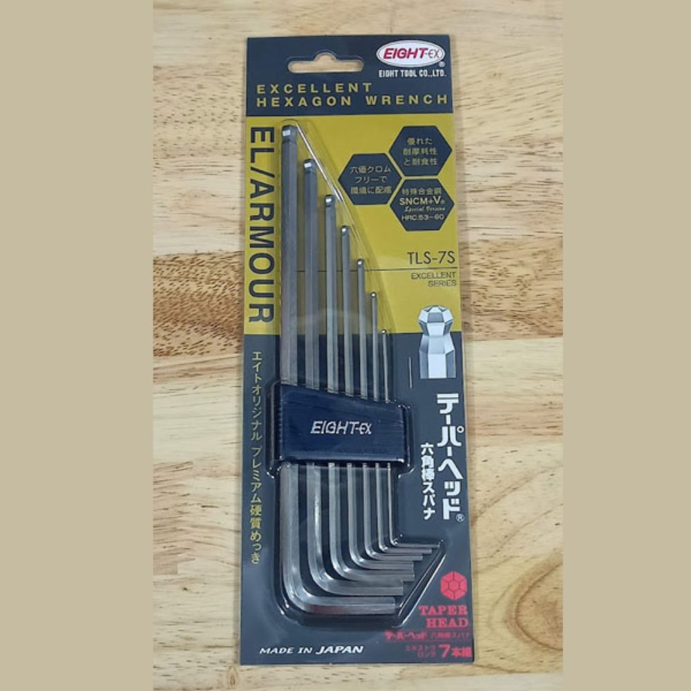 Bộ Lục Giác Đầu Bi EIGHT TLS-7S Nhật Bản (7 Chi Tiết) Giá Tốt