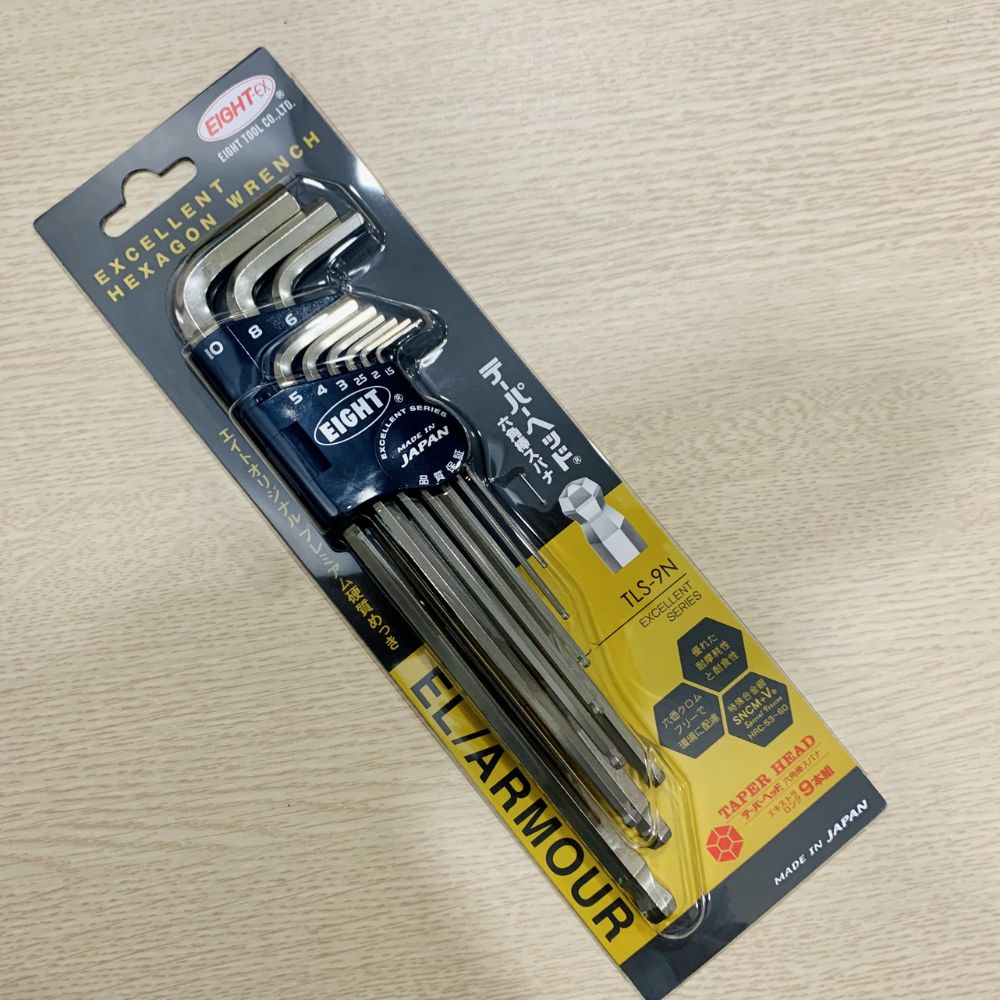 Bộ Lục Giác Đầu Bi EIGHT TLS-9N Nhật Bản (9 Chi Tiết) Giá Tốt
